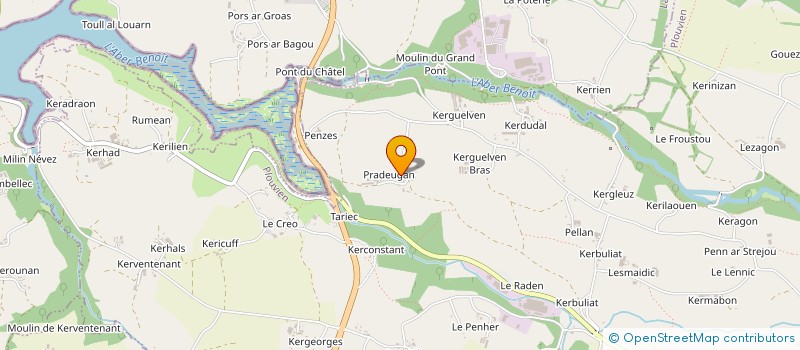 localisation de l'entreprise MONSIEUR JULIEN KERGIL  PLOUVIEN