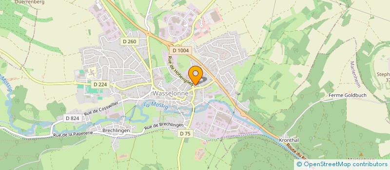 localisation de l'entreprise MONSIEUR JULIEN KERN  WASSELONNE