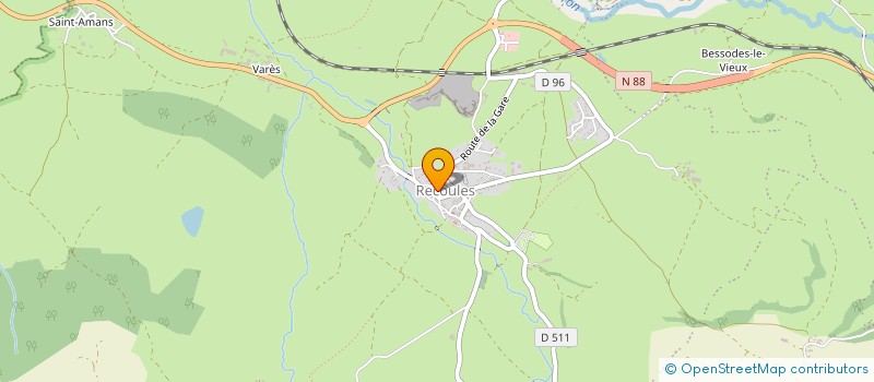 localisation de l'entreprise MONSIEUR JULIEN KERN  SEVERAC D'AVEYRON