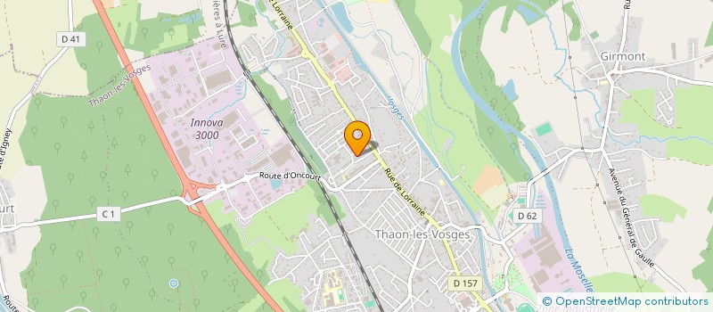 localisation de l'entreprise MONSIEUR JULIEN KINGUE NGUEA  THAON-LES-VOSGES