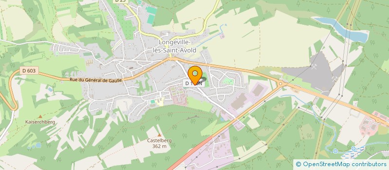 localisation de l'entreprise MONSIEUR JULIEN KMIEZ  LONGEVILLE-LES-SAINT-AVOLD