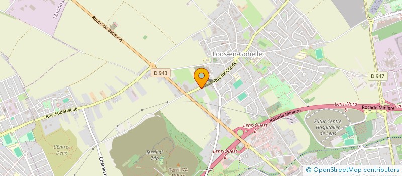 localisation de l'entreprise MONSIEUR JULIEN KRUPPA  LOOS-EN-GOHELLE