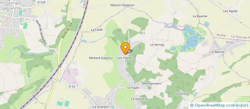 localisation de l'entreprise MONSIEUR JULIEN KRYSIECKI à CHARANTONNAY