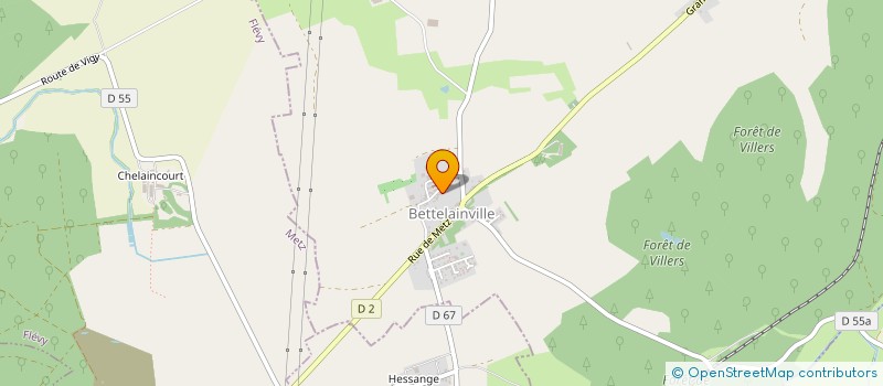 localisation de l'entreprise MONSIEUR JULIEN KUHN  BETTELAINVILLE