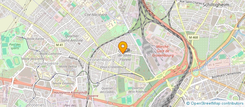 localisation de l'entreprise MONSIEUR JULIEN KUNTZ à STRASBOURG
