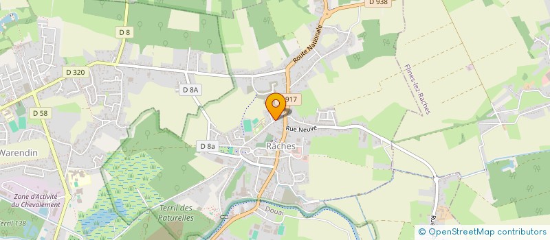 localisation de l'entreprise MONSIEUR JULIEN KUSNIERZ  RACHES