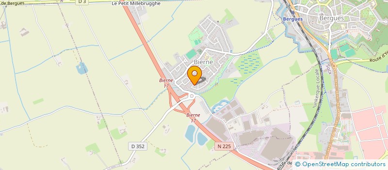 localisation de l'entreprise MONSIEUR JULIEN KYNDT  WIZERNES