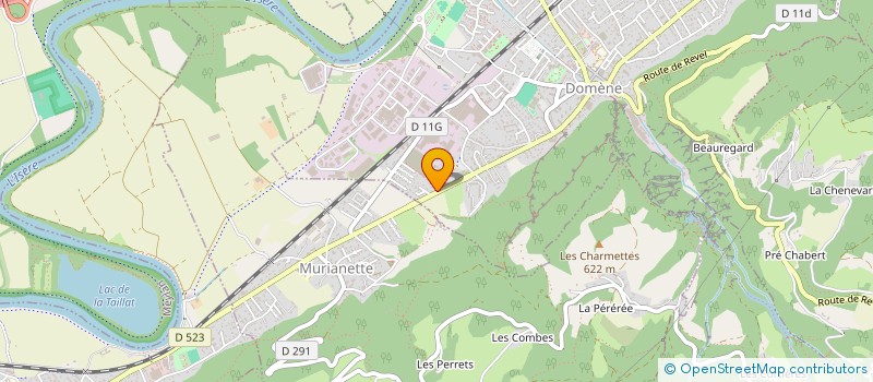 localisation de l'entreprise MONSIEUR JULIEN LA ROCCA  DOMENE