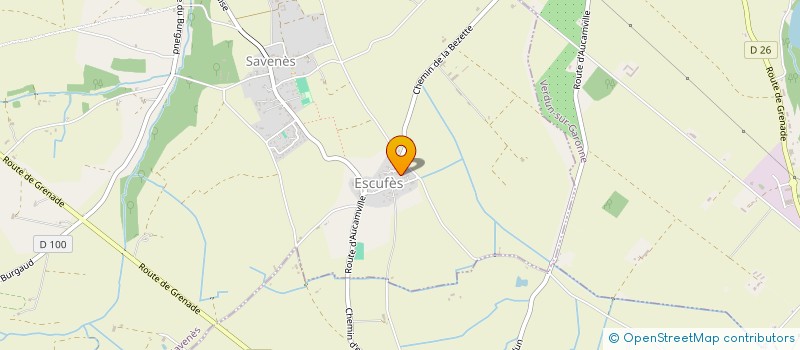 localisation de l'entreprise MONSIEUR JULIEN LABADIE  SAVENES