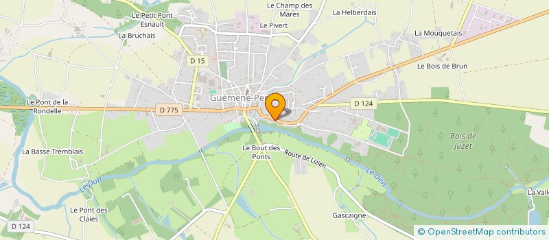 localisation de l'entreprise MONSIEUR JULIEN LABADY à GUEMENE-PENFAO