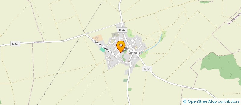 localisation de l'entreprise MONSIEUR JULIEN LABALETTE  RAVENEL