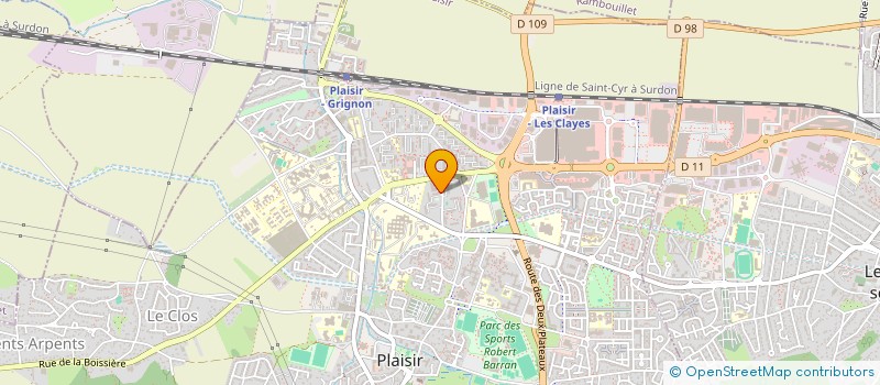 localisation de l'entreprise MONSIEUR JULIEN LABAT  PLAISIR