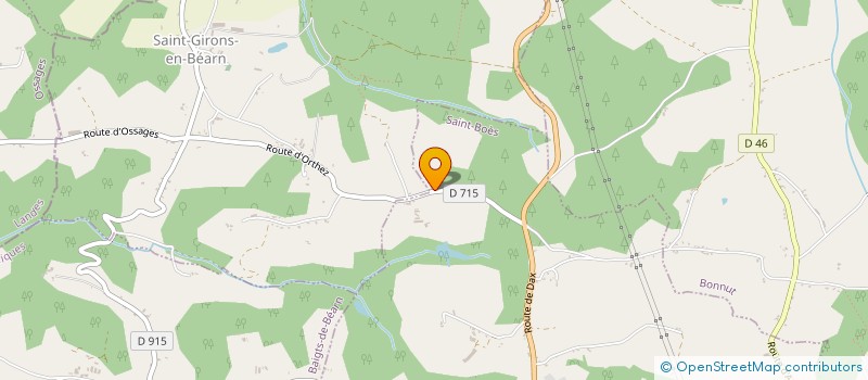 localisation de l'entreprise MONSIEUR JULIEN LABATUT  SAINT-BOES