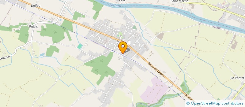 localisation de l'entreprise MONSIEUR JULIEN LABIT  ORGUEIL