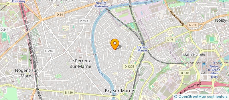 localisation de l'entreprise MONSIEUR JULIEN LABROSSE  BRY-SUR-MARNE