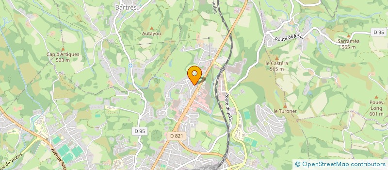 localisation de l'entreprise MONSIEUR JULIEN LACANETTE à LOURDES