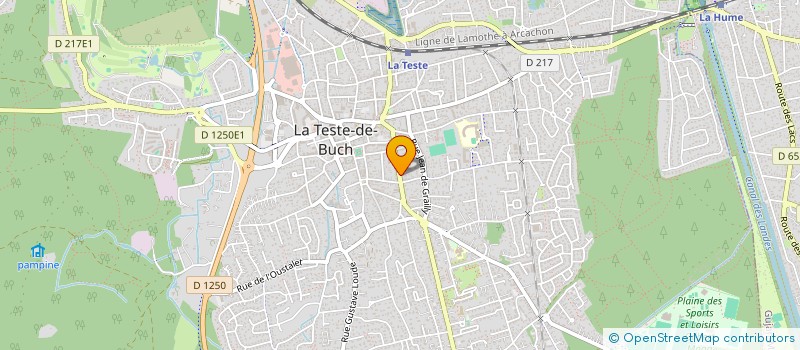 localisation de l'entreprise MONSIEUR JULIEN LACAULE à LA TESTE DE BUCH