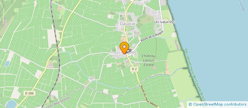 localisation de l'entreprise MONSIEUR JULIEN LACOSTE  PAUILLAC