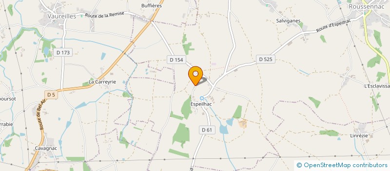 localisation de l'entreprise MONSIEUR JULIEN LACOSTE  ROUSSENNAC