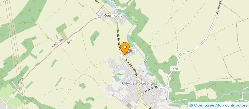 localisation de l'entreprise MONSIEUR JULIEN LACOTTE  ULLY-SAINT-GEORGES