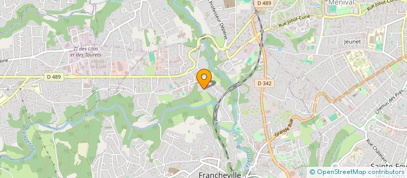 localisation de l'entreprise MONSIEUR JULIEN LACROIX  FRANCHEVILLE