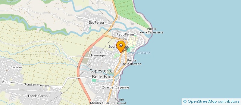 localisation de l'entreprise MONSIEUR JULIEN LADIRE à CAPESTERRE-BELLE-EAU