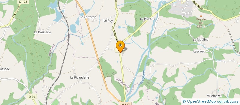 localisation de l'entreprise MONSIEUR JULIEN LADRAT à SAINT-JOUVENT
