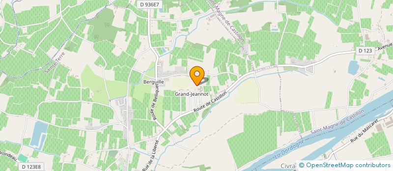 localisation de l'entreprise MONSIEUR JULIEN LADREYT  SAINTE-TERRE