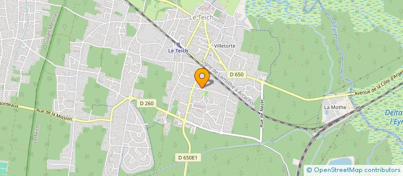 localisation de l'entreprise MONSIEUR JULIEN LAFAURIE  LE TEICH