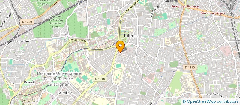 localisation de l'entreprise MONSIEUR JULIEN LAFITTE  TALENCE