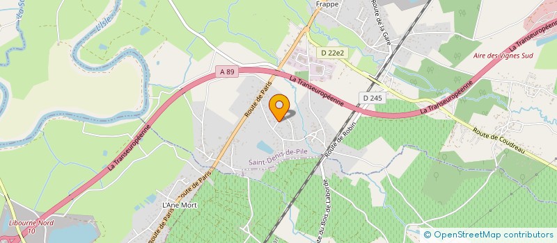 localisation de l'entreprise MONSIEUR JULIEN LAFON  SAINT-DENIS-DE-PILE