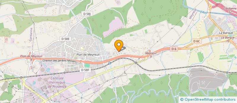 localisation de l'entreprise MONSIEUR JULIEN LAFORGIA  MEYREUIL