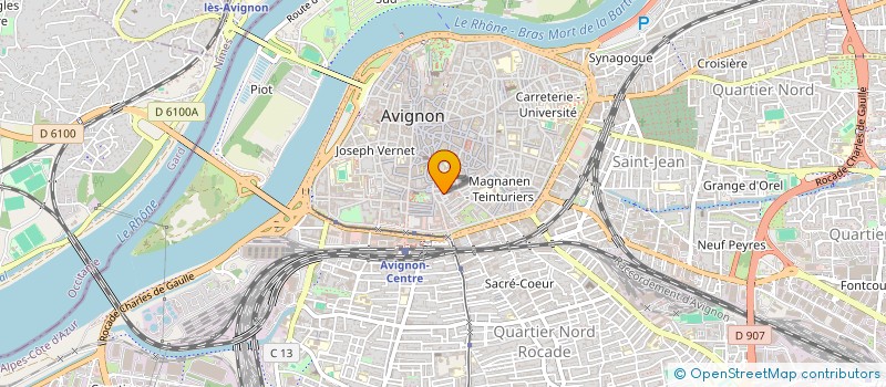 localisation de l'entreprise MONSIEUR JULIEN LAGOUTE  AVIGNON