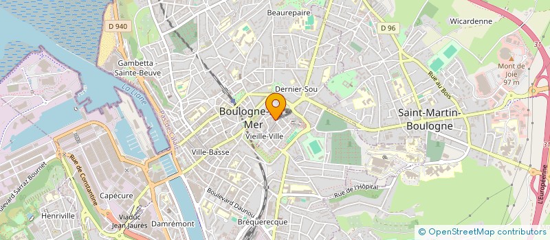 localisation de l'entreprise MONSIEUR JULIEN LAHAYE à BOULOGNE-SUR-MER