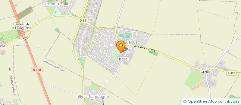 localisation de l'entreprise MONSIEUR JULIEN LAINE  BOURGUEBUS