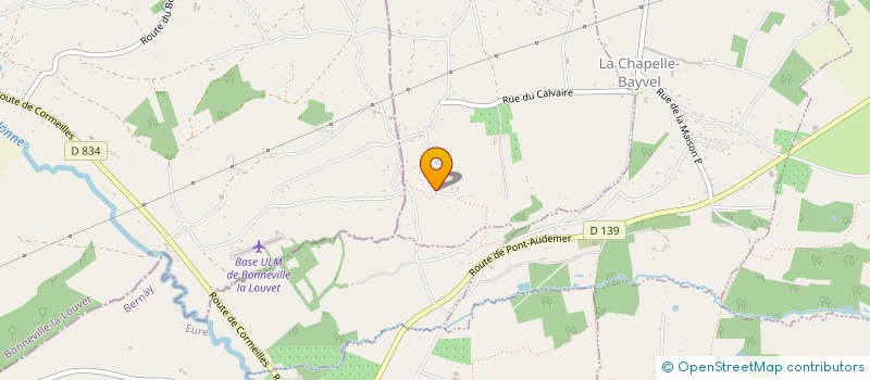 localisation de l'entreprise MONSIEUR JULIEN LALANDE  LE BOIS-HELLAIN