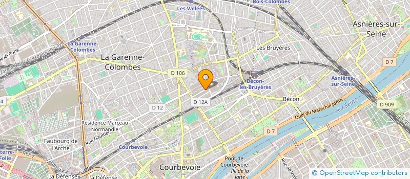localisation de l'entreprise MONSIEUR JULIEN LALANNE à COURBEVOIE