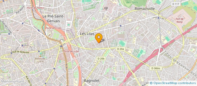 localisation de l'entreprise MONSIEUR JULIEN LALLOUM à BAGNOLET