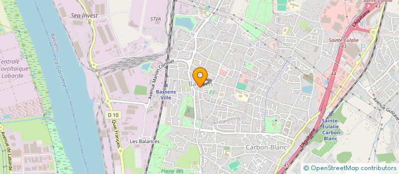 localisation de l'entreprise MONSIEUR JULIEN LAMAIGNERE  BASSENS