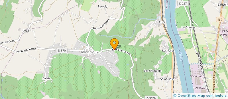 localisation de l'entreprise MONSIEUR JULIEN LAMBERT  TALENCIEUX