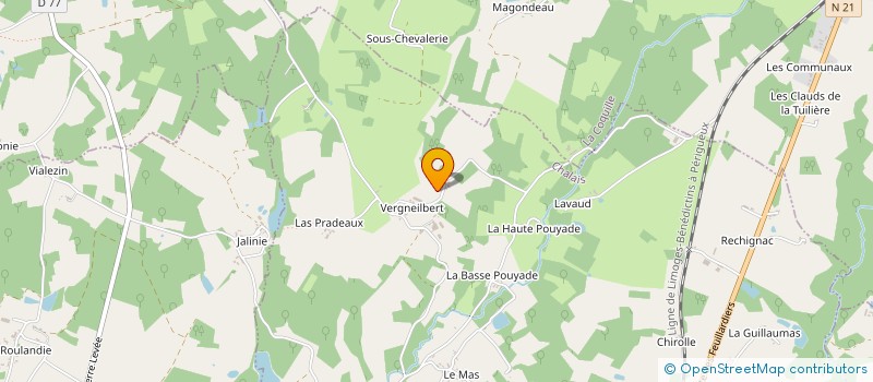 localisation de l'entreprise MONSIEUR JULIEN LAMONNERIE à SARRAZAC