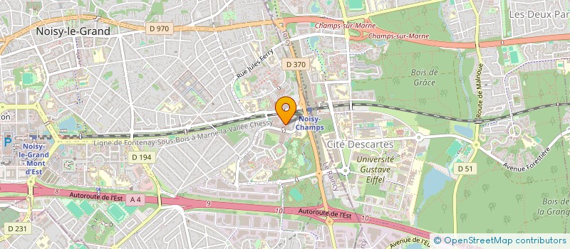 localisation de l'entreprise MONSIEUR JULIEN LAMOTTE  NOISY-LE-GRAND