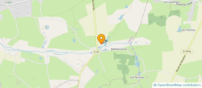 localisation de l'entreprise MONSIEUR JULIEN LAMY  TREVOL