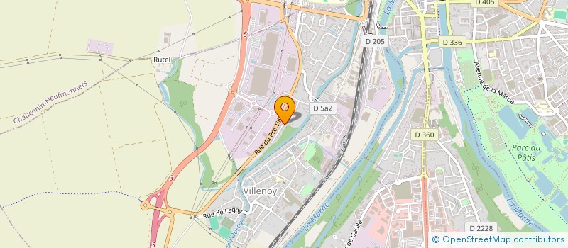 localisation de l'entreprise MONSIEUR JULIEN LAMY  VILLENOY