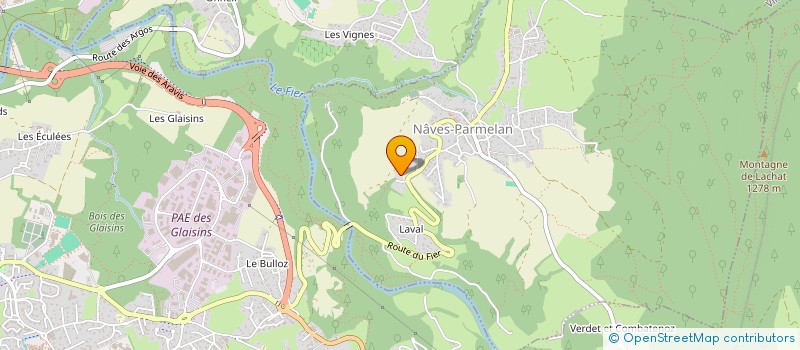 localisation de l'entreprise MONSIEUR JULIEN LANCIAN  NAVES-PARMELAN