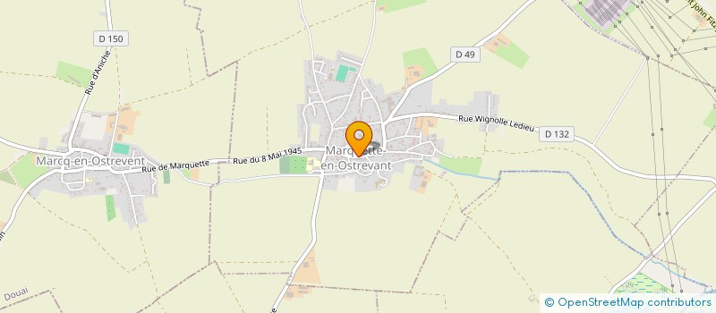 localisation de l'entreprise MONSIEUR JULIEN LANCRY  MARCQ-EN-OSTREVENT