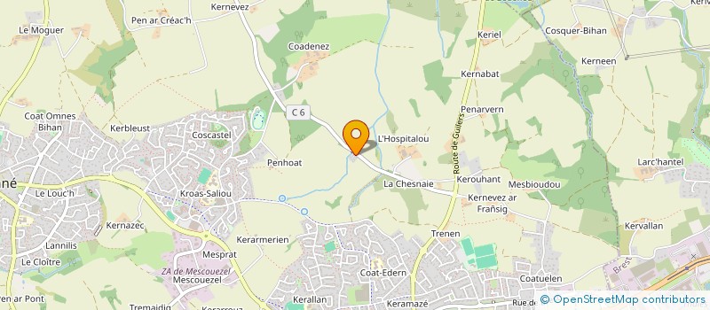 localisation de l'entreprise MONSIEUR JULIEN LANDAUER  PLOUZANE