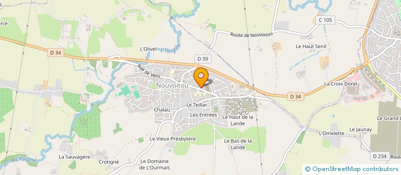 localisation de l'entreprise MONSIEUR JULIEN LANDREAU  NOUVOITOU