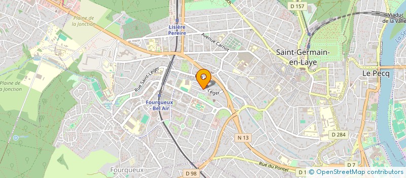 localisation de l'entreprise MONSIEUR JULIEN LANGE  HOUILLES