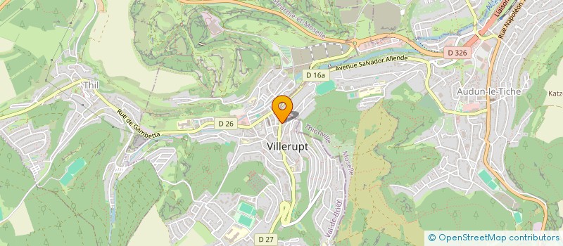 localisation de l'entreprise MONSIEUR JULIEN LANGLADE  VILLERUPT